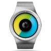 ZIIIRO Celeste Chrome Colored Watch Front
