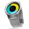 ZIIIRO Celeste Chrome Colored Watch Perspective Side