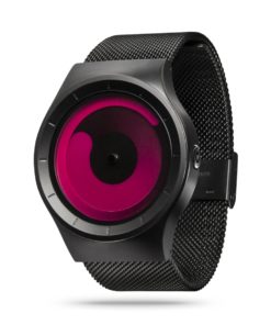 ZIIIRO Mercury Black Magenta Watch Perspective