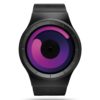 ZIIIRO Mercury Black Purple Watch Front