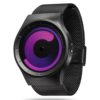 ZIIIRO Mercury Black Purple Watch Perspective