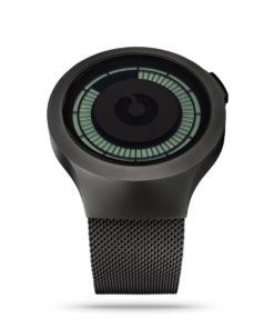 ZIIIRO Saturn Black Digital Watch