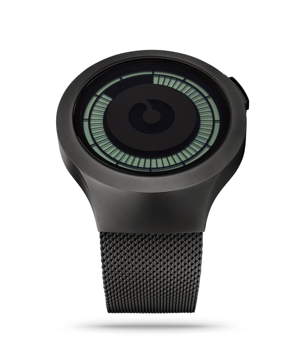 ZIIIRO Saturn Black Digital Watch