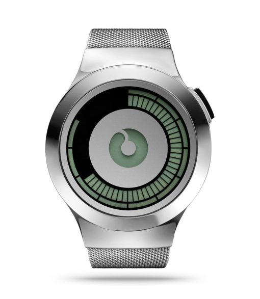ZIIIRO Saturn Silver Watch Front