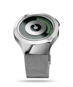 ZIIIRO Saturn Silver Watch Perspective Side