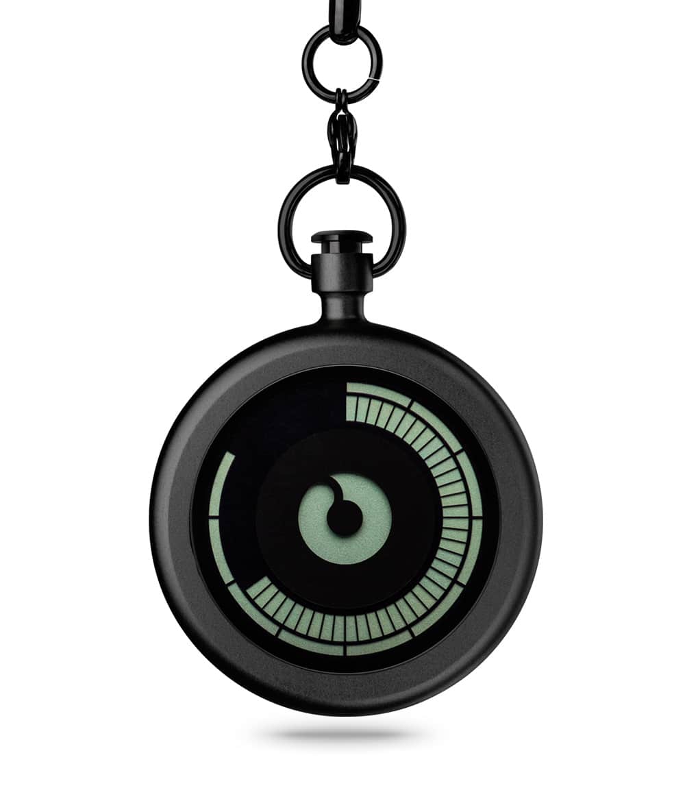 black pocket watch chain