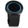 ZIIIRO Eclipse Metallic Black Ocean Watch