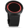 ZIIIRO Eclipse Metallic Black Red Watch