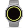 ZIIIRO Eclipse Metallic Chrome Lemon Watch Front