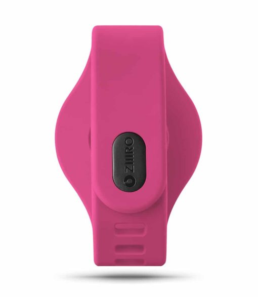 ZIIIRO Adjustable Silicone Strap in Magenta (back view)