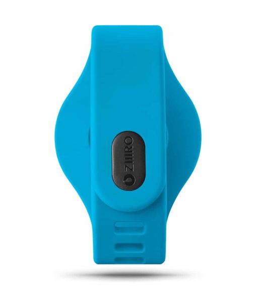 ZIIIRO Adjustable Silicone Strap in Ocean blue (back view)