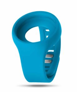 ZIIIRO Adjustable Silicone Strap in Ocean blue (front view)