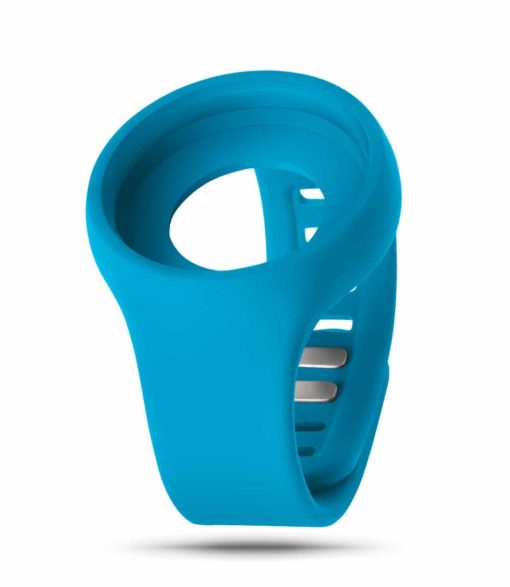 ZIIIRO Adjustable Silicone Strap in Ocean blue (front view)