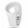 ZIIIRO Adjustable Silicone Strap in Snow white (front view)