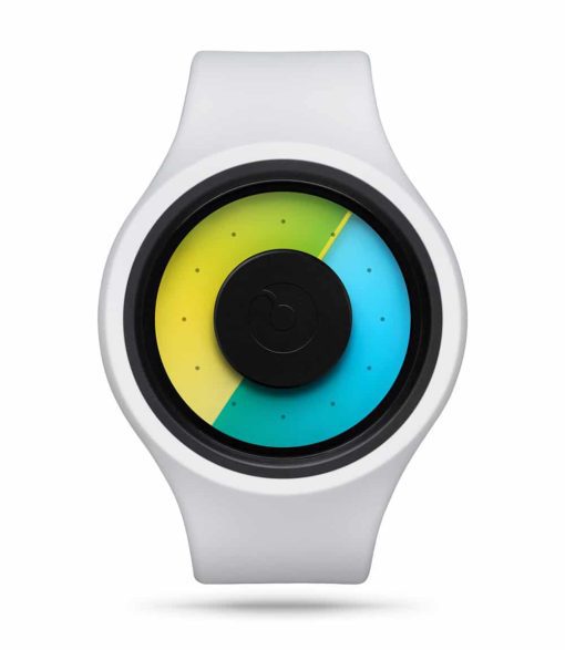 ZIIIRO Aurora Plus+ (Snow White & Colored) Interchangeable Watch - front view