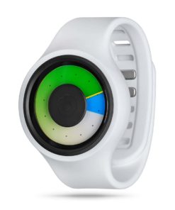 ZIIIRO Aurora Plus+ (Snow White & Colored) Interchangeable Watch - diagonal view