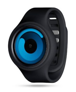 ZIIIRO Gravity Plus+ (Black & Ocean Blue) Interchangeable Watch - diagonal view