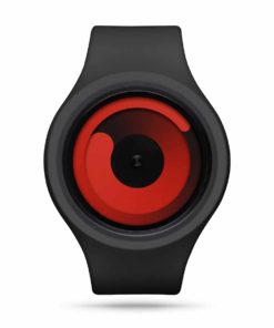 ZIIIRO Gravity Plus+ (Black & Red) Interchangeable Watch - front view
