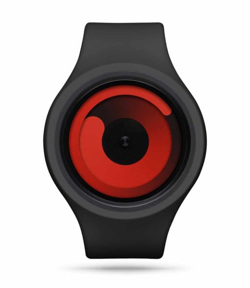 ZIIIRO Gravity Plus+ (Black & Red) Interchangeable Watch - front view
