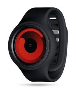 ZIIIRO Gravity Plus+ (Black & Red) Interchangeable Watch - diagonal view