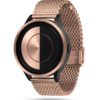 ZIIIRO Lunar (Rose Gold) Stainless Steel Watch - diagonal view